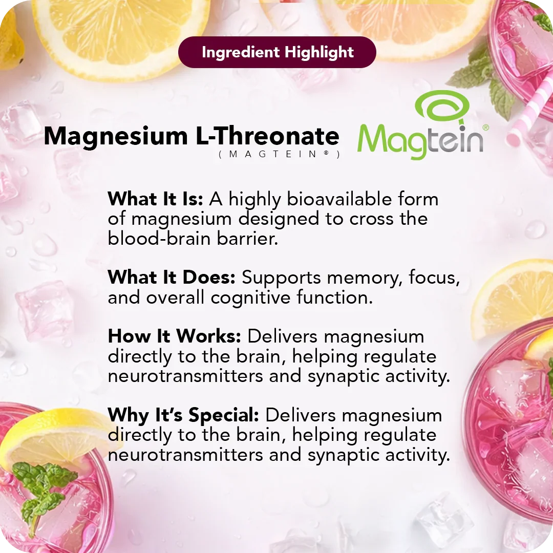 Creatine + Magnesium L-Threonate (Magtein®)