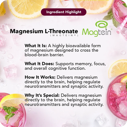 Creatine + Magnesium L-Threonate (Magtein®)